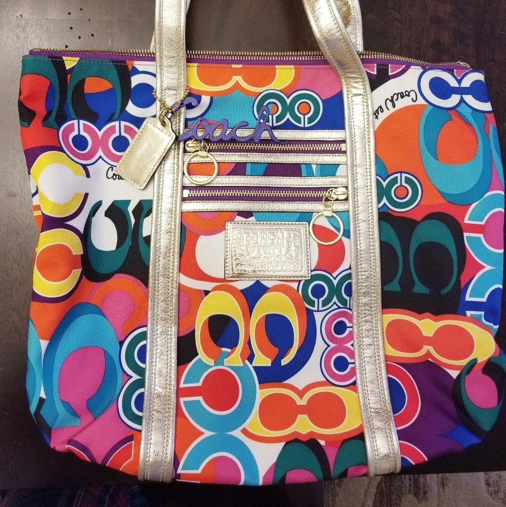 Coach "Poppy" Tote